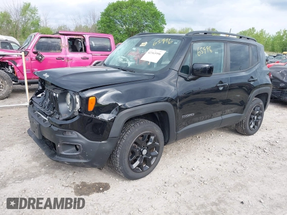 2018 Jeep Renegade Altitude with VIN ZACCJBBB8JPJ33232, listed as a IAAI auction lot 42365996 with 45,423 mi miles and . Bid and sale history available at DreamBid. Image 2.