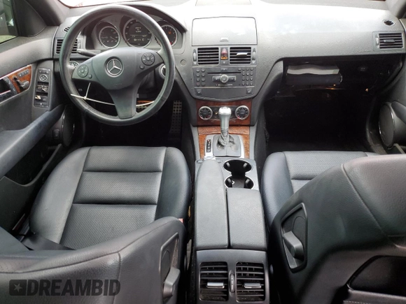 2009 Mercedes-Benz C 300 Sport with VIN WDDGF81X39F225004, listed as a Copart auction lot 60512695 with 116,907 mi miles and Salvage title. Bid and sale history available at DreamBid. Image 8.