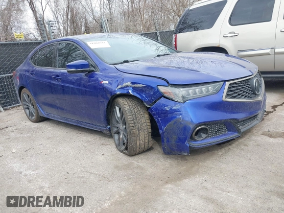 2018 Acura TLX w/A-SPEC Pkg z VIN 19UUB3F68JA003928, wystawiony jako IAAI lot #41804033 z przebiegiem 98 858 mil mil oraz . Historia ofert i sprzedaży dostępna na DreamBid. Obrazek 1.