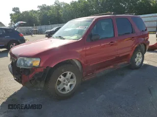 2006 Ford Escape Limited with VIN 1FMYU04116KA40963, listed as a Copart auction lot 61600525 with 208,696 mi miles and Salvage title. Bid and sale history available at DreamBid. Image 1.
