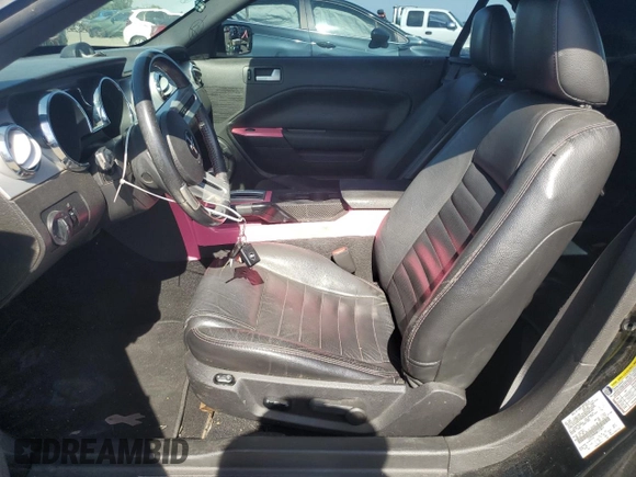 2008 Ford Mustang Deluxe with VIN 1ZVHT84N385113015, listed as a Copart auction lot 56558495 with 120,085 mi miles and Salvage title. Bid and sale history available at DreamBid. Image 7.