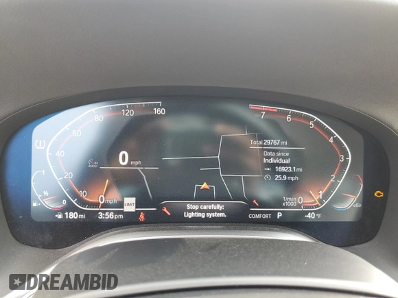 2021 BMW 7 Series 740i xDrive с VIN WBA7T4C00MCG02720, выставлен на аукционе Copart как лот 72033844 с пробегом 29 767 миль миль и Списание • Salvage title. История ставок и продаж доступна на DreamBid. Изображение 9.