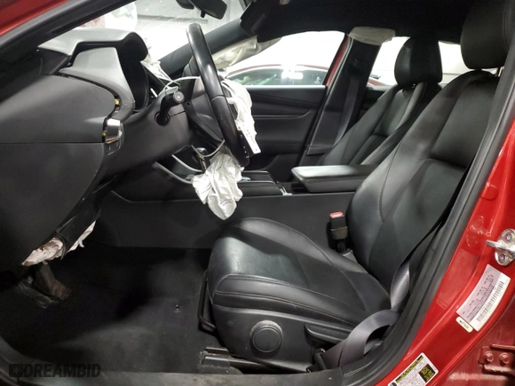 2019 Mazda Mazda3 Hatchback with VIN JM1BPBJM1K1129279, listed as a Copart auction lot 77790314 with 55,009 mi miles and Salvage Title. Bid and sale history available at carsss.com. Image 7.