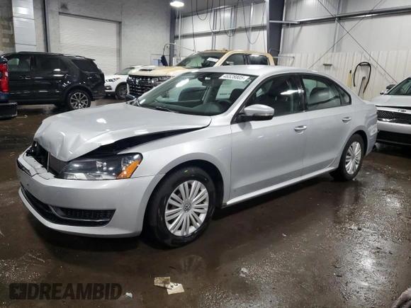 2014 Volkswagen Passat Wolfsburg Edition with VIN 1VWAS7A36EC028159, listed as a Copart auction lot 46528805 with 139,832 mi miles and Clean title. Bid and sale history available at DreamBid. Image 1.