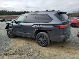 2023 Toyota Sequoia SR5 with VIN 7SVAAABAXPX017375, listed as a Copart auction lot 44241955 with 44,128 mi miles and Salvage Title. Bid and sale history available at carsss.com. Image 2.