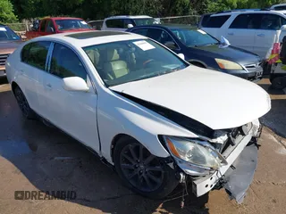 2006 Lexus GS with VIN JTHBH96SX65015503, listed as a IAAI auction lot 42104805 with 152,784 mi miles. Bid and sale history available at carsss.com. Image 1.