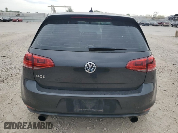 2015 Volkswagen Golf GTI Autobahn with VIN 3VW4T7AUXFM032587, listed as a Copart auction lot 68470424 with 174,975 mi miles and Salvage Title. Bid and sale history available at carsss.com. Image 6.