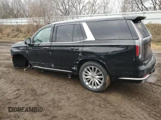2021 Cadillac Escalade Premium Luxury z VIN 1GYS4CKL7MR349089, wystawiony jako Copart lot #85086864 z przebiegiem 63 045 mil mil oraz Szkoda całkowita • Salvage title. Historia ofert i sprzedaży dostępna na DreamBid. Obrazek 2.