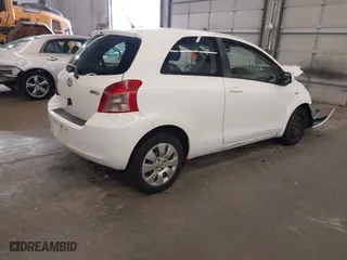 2008 Toyota Yaris with VIN JTDJT923885192256, listed as a IAAI auction lot 42014374 with 126,860 mi miles. Bid and sale history available at carsss.com. Image 4.