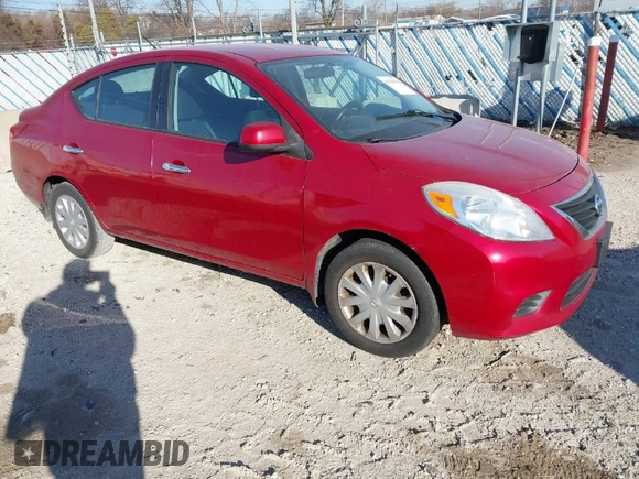 2012 Nissan Versa SL with VIN 3N1CN7AP2CL936893, listed as a IAAI auction lot 41794791 with 134,906 mi miles. Bid and sale history available at carsss.com. Image 1.