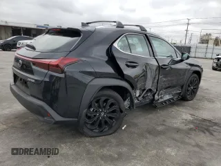 2024 Lexus UX with VIN JTHX6JBH0R2193790, listed as a Copart auction lot 54974844 with 1,268 mi miles and Salvage Title. Bid and sale history available at carsss.com. Image 3.
