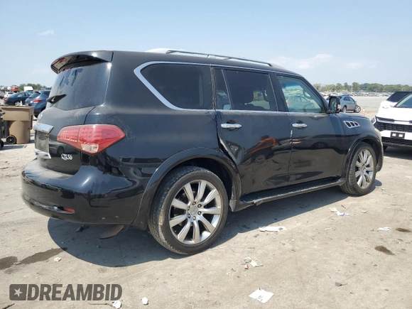 2011 Infiniti QX56 8-passenger with VIN JN8AZ2NC1B9300755, listed as a Copart auction lot 69016034 with 222,006 mi miles and Clean Title. Bid and sale history available at carsss.com. Image 3.