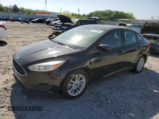 2018 Ford Focus SE with VIN 1FADP3F29JL316364, listed as a Copart auction lot 52181865 with 76,807 mi miles and Clean Title. Bid and sale history available at carsss.com. Image 1.