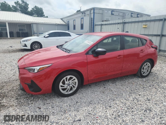 2024 Subaru Impreza with VIN JF1GUABC4R8852212, listed as a Copart auction lot 59700495 with 6,477 mi miles and Salvage title. Bid and sale history available at DreamBid. Image 1.