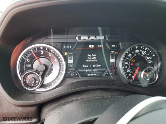 2022 Ram 2500 Laramie with VIN 3C6UR5FJ7NG229712, listed as a Copart auction lot 51058115 with 36,094 mi miles and Salvage Title. Bid and sale history available at carsss.com. Image 9.