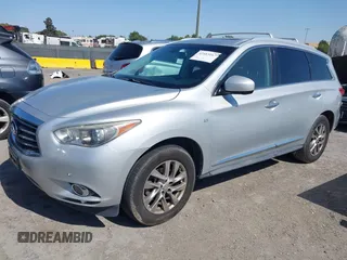 2014 Infiniti QX60 with VIN 5N1AL0MM6EC545596, listed as a IAAI auction lot 42453167 with 177,199 mi miles and . Bid and sale history available at DreamBid. Image 2.