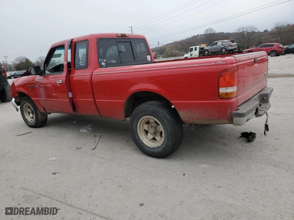 1995 Ford Ranger Splash with VIN 1FTCR14X1SPA87899, listed as a Copart auction lot 82707014 with 210,593 mi miles and Salvage Title. Bid and sale history available at carsss.com. Image 2.