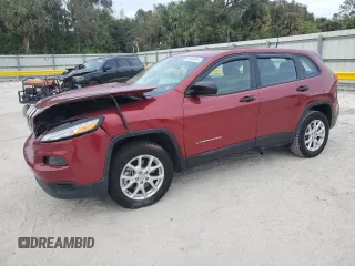 2017 Jeep Cherokee Sport with VIN 1C4PJMAS5HD227451, listed as a Copart auction lot 89089355 with 88,608 mi miles and Salvage Title. Bid and sale history available at carsss.com. Image 1.