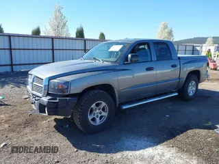 2005 Dodge Dakota SLT with VIN 1D7HW48N25S133725, listed as a IAAI auction lot 42074588 with 163,090 mi miles. Bid and sale history available at carsss.com. Image 17.