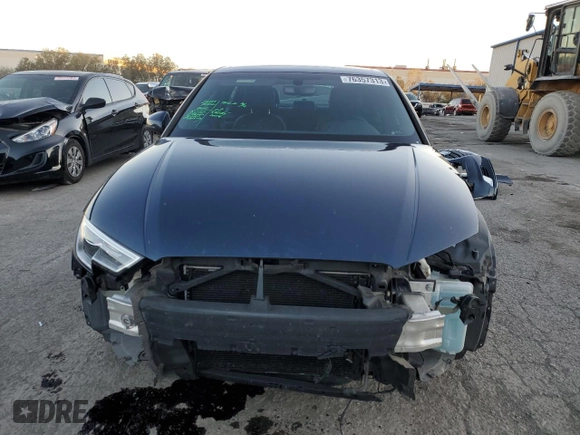 2019 Audi A3 Sedan Premium with VIN WAUAUGFF3K1011498, listed as a Copart auction lot 76357313 with 52,894 mi miles. Bid and sale history available at carsss.com. Image 5.