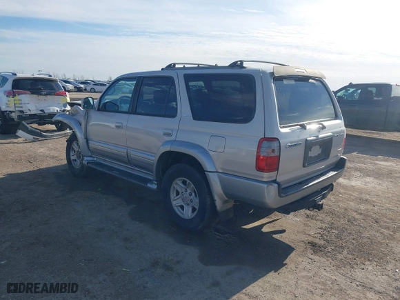 2000 Toyota 4Runner Limited with VIN JT3HN87R7Y9041812, listed as a IAAI auction lot 41322206 with 206,152 mi miles. Bid and sale history available at carsss.com. Image 3.