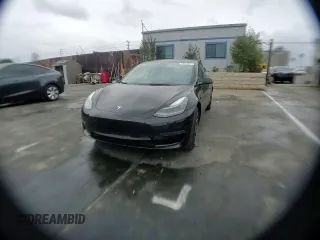 2023 Tesla Model 3 with VIN 5YJ3E1EA1PF677592, listed as a Copart auction lot 47621875 with 12,247 mi miles and Salvage Title. Bid and sale history available at DreamBid. Image 10.