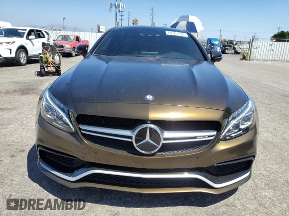 2017 Mercedes-Benz C 63 S AMG with VIN WDDWJ8HBXHF503674, listed as a Copart auction lot 68567474 with 45,088 mi miles and Clean Title. Bid and sale history available at carsss.com. Image 5.