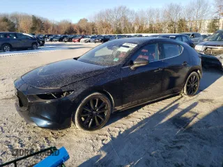 2020 Mazda Mazda3 Hatchback Premium Package with VIN JM1BPANM8L1159062, listed as a Copart auction lot 88892435 with 19,190 mi miles and Salvage Title. Bid and sale history available at carsss.com. Image 1.