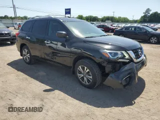 2020 Nissan Pathfinder S with VIN 5N1DR2AN3LC599553, listed as a Copart auction lot 57048435 with 71,541 mi miles and Salvage title. Bid and sale history available at DreamBid. Image 4.
