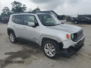 2018 Jeep Renegade Latitude with VIN ZACCJABB5JPH11414, listed as a Copart auction lot 57204235 with 73,097 mi miles and Salvage title. Bid and sale history available at DreamBid. Image 4.