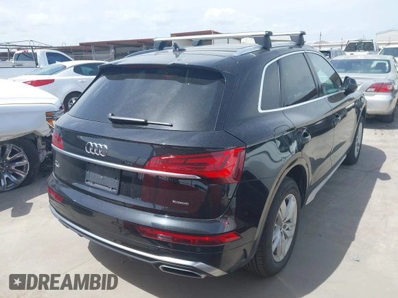 2023 Audi Q5 S line Premium with VIN WA1GAAFY3P2027829, listed as a IAAI auction lot 42638257 with 61,925 mi miles and . Bid and sale history available at DreamBid. Image 4.