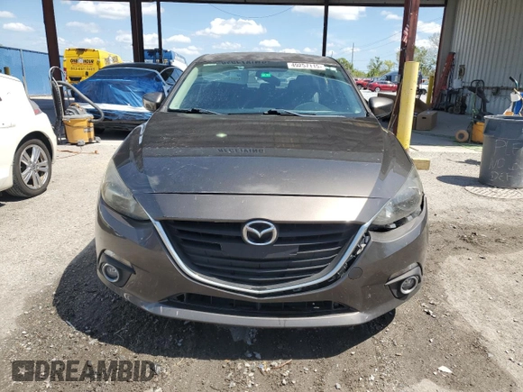 2014 Mazda 3 i Sport with VIN JM1BM1U7XE1184715, listed as a Copart auction lot 49257115 with 110,715 mi miles and Salvage Title. Bid and sale history available at DreamBid. Image 5.