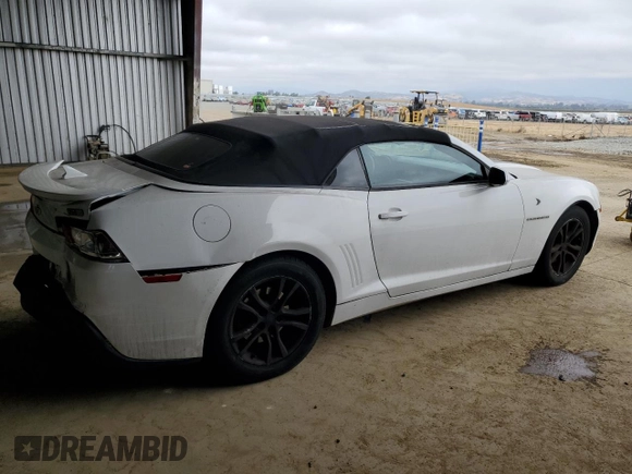 2014 Chevrolet Camaro LT with VIN 2G1FB3D34E9272812, listed as a Copart auction lot 60438455 with 110,379 mi miles and Salvage title. Bid and sale history available at DreamBid. Image 3.