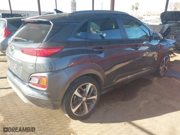 2021 Hyundai Kona Ultimate with VIN KM8K5CA58MU608994, listed as a IAAI auction lot 41334841 with 48,981 mi miles. Bid and sale history available at carsss.com. Image 4.