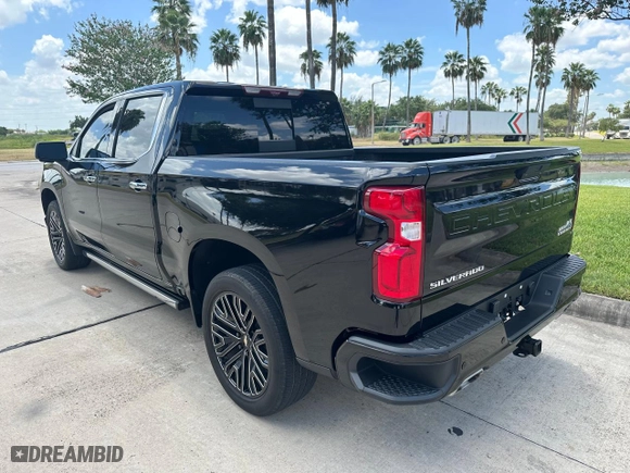 2022 Chevrolet Silverado 1500 LTD High Country with VIN 1GCUYHEL1NZ168406, listed as a Copart auction lot 88284025 with 47,507 mi miles and Clean Title. Bid and sale history available at carsss.com. Image 3.