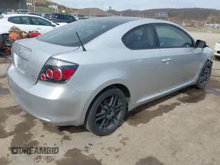 2010 Scion tC with VIN JTKDE3B75A0308354, listed as a IAAI auction lot 41811355 with 152,369 mi miles. Bid and sale history available at carsss.com. Image 4.