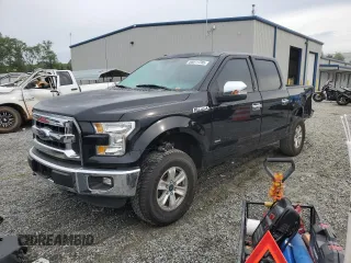 2016 Ford F-150 XLT with VIN 1FTEW1EG7GKD00973, listed as a Copart auction lot 56011785 with 128,344 mi miles and Salvage title. Bid and sale history available at DreamBid. Image 1.