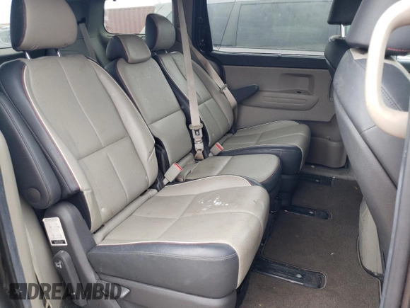 2017 Kia Sedona LX with VIN KNDMB5C16H6314869, listed as a Copart auction lot 58625264 with 132,411 mi miles and Salvage Title. Bid and sale history available at carsss.com. Image 11.