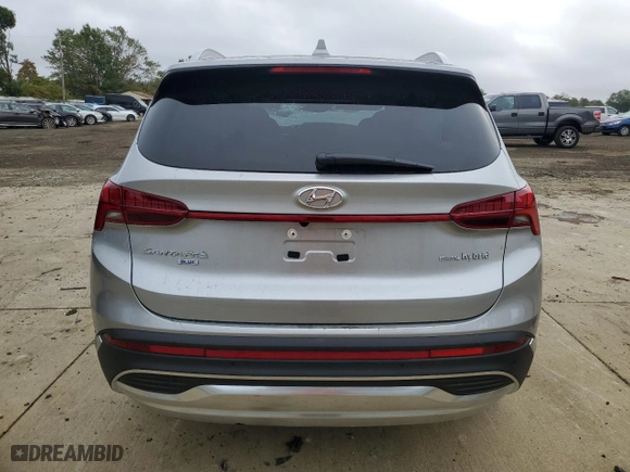 2023 Hyundai Santa Fe Hybrid Blue with VIN 5NMS2DA13PH022568, listed as a Copart auction lot 73175654 with NaN miles and Salvage Title. Bid and sale history available at carsss.com. Image 6.