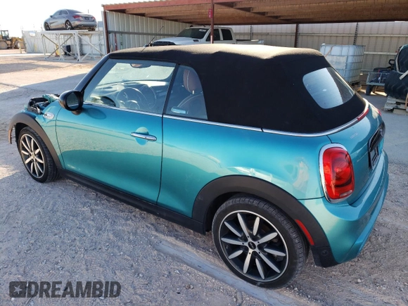 2018 MINI Convertible Cooper S with VIN WMWWG9C59J3C82656, listed as a Copart auction lot 84697254 with 38,453 mi miles and Salvage Title. Bid and sale history available at carsss.com. Image 2.