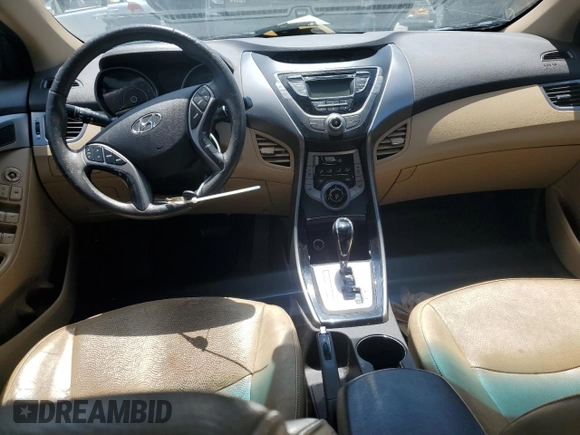 2013 Hyundai Elantra GLS z VIN 5NPDH4AE4DH206880, wystawiony jako Copart lot #56016145 z przebiegiem 112 681 mil mil oraz Szkoda całkowita • Salvage title. Historia ofert i sprzedaży dostępna na DreamBid. Obrazek 8.