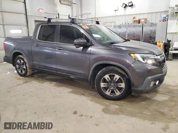 2017 Honda Ridgeline RTL-T with VIN 5FPYK2F67HB001123, listed as a Copart auction lot 47091705 with 102,163 mi miles and Non repairable. Bid and sale history available at DreamBid. Image 4.