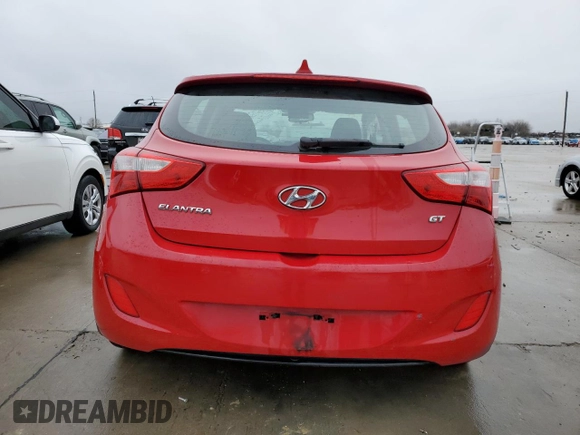 2013 Hyundai Elantra GT with VIN KMHD35LEXDU090619, listed as a Copart auction lot 39547274 with 104,254 mi miles and Non Repairable. Bid and sale history available at carsss.com. Image 6.
