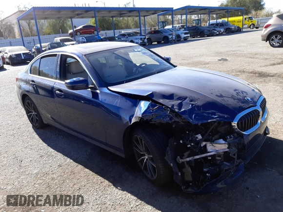 2019 BMW 3 Series 330i with VIN WBA5R1C5XKFH22861, listed as a Copart auction lot 68997202 with 36,073 mi miles and . Bid and sale history available at DreamBid. Image 4.