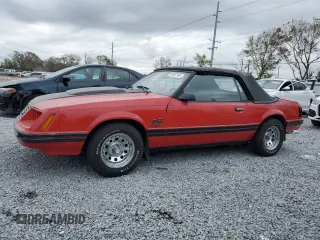 1983 Ford Mustang z VIN 1FABP27F8DF208940, wystawiony jako Copart lot #89052155 z przebiegiem 5 047 mil mil oraz Szkoda całkowita • Salvage title. Historia ofert i sprzedaży dostępna na DreamBid. Obrazek 1.