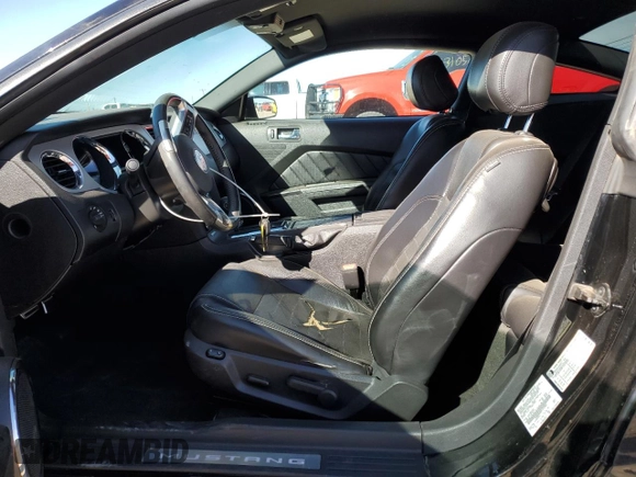 2014 Ford Mustang V6 with VIN 1ZVBP8AM2E5252361, listed as a Copart auction lot 50242705 with 162,829 mi miles and Salvage Title. Bid and sale history available at carsss.com. Image 7.