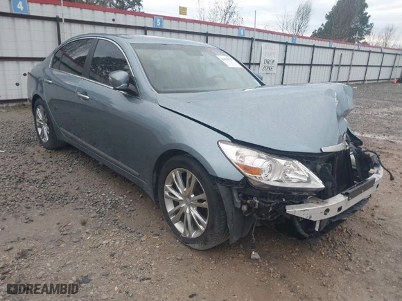 2011 Hyundai Genesis with VIN KMHGC4DF1BU129318, listed as a IAAI auction lot 41452937 with 105,795 mi miles. Bid and sale history available at carsss.com. Image 1.