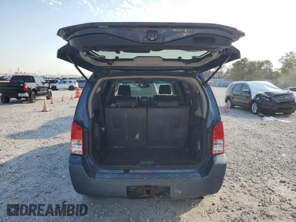 2005 Nissan Pathfinder SE with VIN 5N1AR18U05C714039, listed as a Copart auction lot 47400015 with 163,519 mi miles and Clean Title. Bid and sale history available at carsss.com. Image 6.