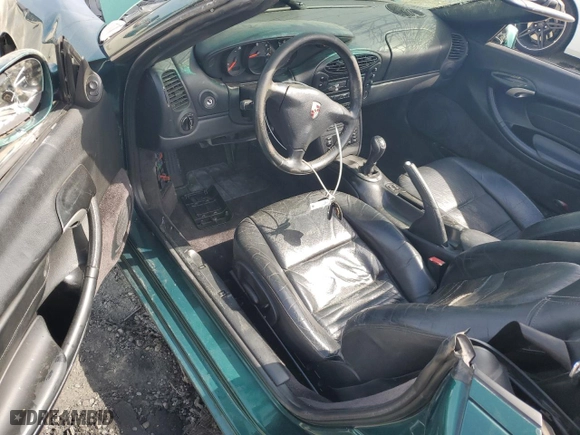 2001 Porsche Boxster with VIN WP0CA29861U621171, listed as a Copart auction lot 53575995 with 0 mi miles and Clean Title. Bid and sale history available at carsss.com. Image 8.