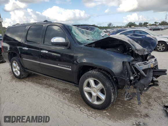 2012 Chevrolet Suburban LTZ with VIN 1GNSKKE75CR282616, listed as a Copart auction lot 44913935 with 123,238 mi miles and Non repairable. Bid and sale history available at DreamBid. Image 4.